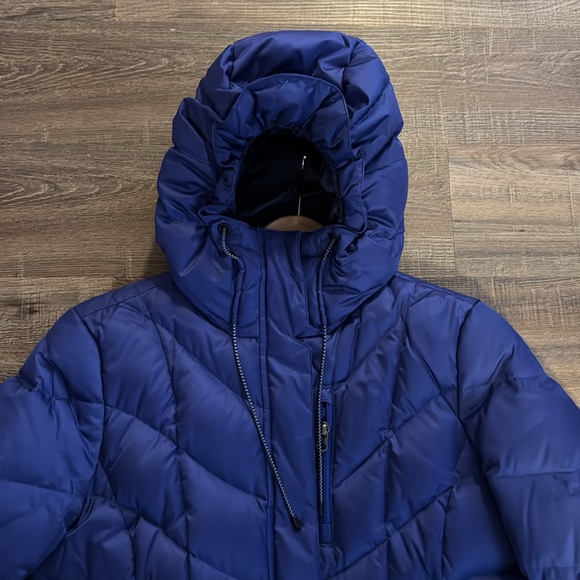 Lands’ End full length down puffer coat sz XS 2-4 - Picture 3 of 11